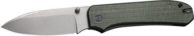 Picture of WE Knife Knife Big Banter 3.69" Grn Canvas Micarta/Gray Stonewash! WE210452