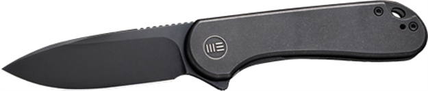 Picture of WE Knife Knife Elementum 2.96" Black Titanium/Stnwsh 20Cv Frm Lock! WE18062X3