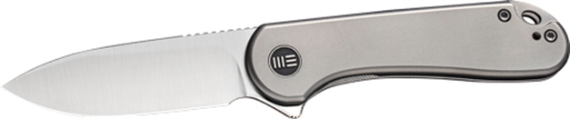 Picture of WE Knife Knife Elementum 2.96" Gray Titanium/Satin 20Cv Frame Lck! WE18062X1