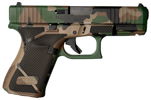 Picture of Weapon Works  G19 Gen5 Compact Frame 9Mm Luger 10+1 4" Black Gmb Barrel, M81 W/Diamond Stippling Serrated Steel Slide & Polymer Frame W/Picatinny Rail, Ambidextrous PA195S201-228065 617695829061