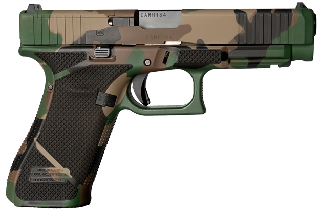 Picture of Weapon Works  G47 Gen5 Mos Full Size Frame 9Mm Luger 17+1 4.49" Black Gmb Barrel, M81 W/Diamond Stippling Mos Cut/Serrated Steel Slide & Polymer Frame W/Picatinny Rail, Ambidextrous PA475S203MOS-228062 617695829030