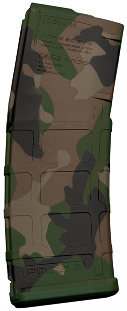 Picture of  Weapon Works 228034 Pmag Gen M2 Moe 30Rd Fits Ar/M4 M81 Woodland Polymer 617695828101