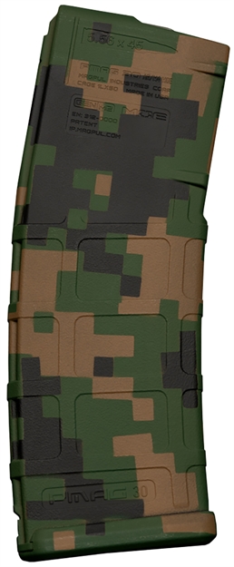 Picture of  Weapon Works 228047 Pmag Gen M2 Moe 30Rd Fits Ar/M4 Marpat (Woodland) Polymer
