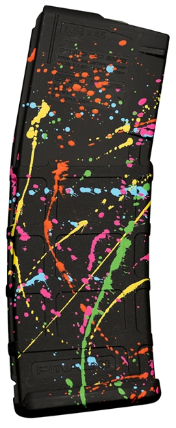 Picture of  Weapon Works 228049 Pmag Gen M2 Moe 30Rd 5.56X45mm Nato Splatter Polymer Fits Ar-15