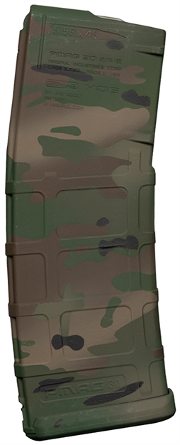 Picture of  Weapon Works 228055 Pmag Gen M2 Moe 30Rd Fits Ar/M4 Multi-Cam Woodland Polymer