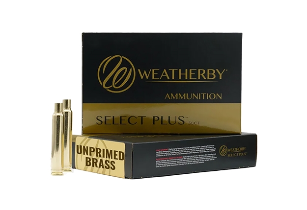Picture of  Weatherby Brass257ct50 Select Plus Unprimed Cases 257 Wthby Mag Rifle Brass 50/Box