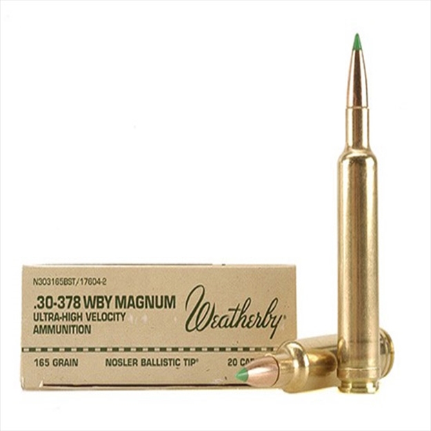 Picture of Weatherby 30-378Wby Mag 165Gr Ballis