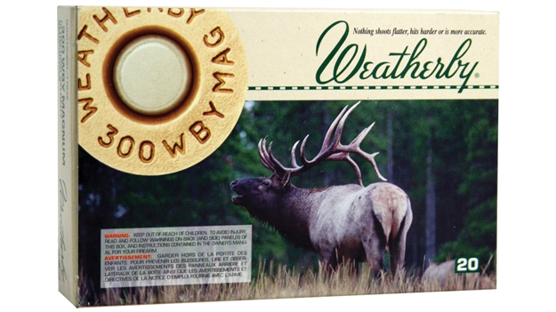 Picture of Weatherby 300Wby Mag 180Gr Ballistic