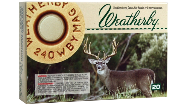 Picture of Weatherby 240Wby Mag 100Gr Partition