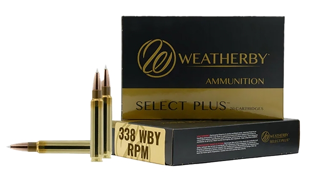 Picture of  Weatherby B338185ttsx Select Plus  338Wby Rpm 185Gr Ttsx Boat Tail 20 Per Box/10 Case