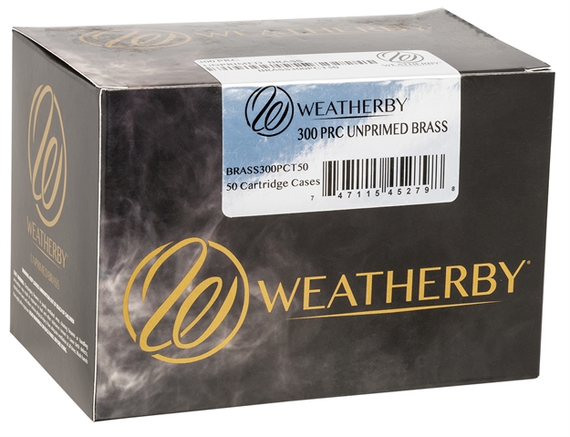 Picture of  Weatherby Brass300pct50 Unprimed Cases  300Prc Rifle Brass 50/Box 747115452798