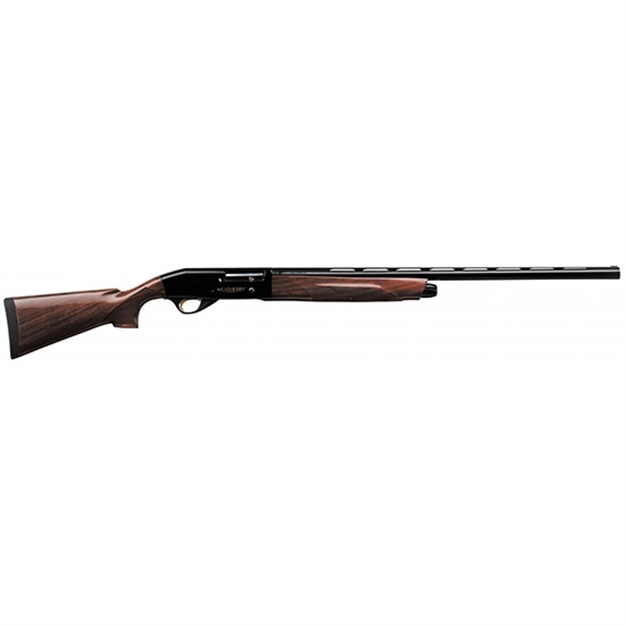 Picture of Weatherby Element Deluxe Semi-Auto Shotgun 12 Ga, Rh, 28 In, Gloss, Wood, 4+1 Rnd, Vent Rib, 3 IN