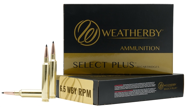 Picture of  Weatherby H65rpm140acb Select Plus  6.5 Wby Rpm 140 GR 3075 Fps Nosler Accubond 20 Bx/10 CS