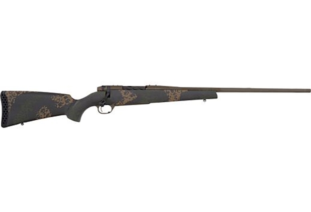 Picture of  Weatherby Mbc20n308nr4b Mark V Backcountry 2.0 308 Win 5+1 24" Barrel, Patriot Brown Cerakote Metal Finish, Brown Sponge Pattern Black Peak 44 Blacktooth Stock 747115448470