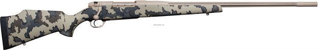 Picture of Weatherby Mark V Arroyo Bolt Rifle 308 Win Cerakote Fluted 24" Camo Maos308nr4o