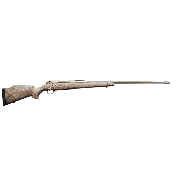 Picture of Weatherby Mark V Terramark Bolt Action Rifle 308 Win Cerakote Fluted 24" Desert Camo