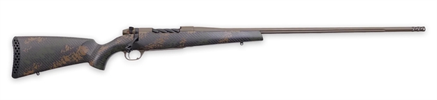 Picture of  Weatherby Mbc20n240wr6b Mark V Backcountry 2.0 240 Wthby Mag 5+1 26" Patriot Brown Cerakote Fluted Barrel/Peak 44 Blacktooth Carbon Fiber W/ Dark Green/Brown Sponge Stock