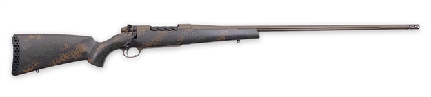 Picture of  Weatherby Mbc20n270wr8b Mark V Backcountry 2.0 270 Wthby Mag 3+1 28" Patriot Brown Cerakote Fluted Barrel/Peak 44 Blacktooth Carbon Fiber W/ Dark Green/Brown Sponge Stock 747115448524