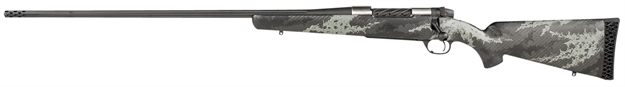 Picture of  Weatherby Mbt01n257wl8b Mark V Backcountry TI 257 Wthby Mag 3+1 26" Barrel, Graphite Black Cerakote Metal Finish, Gray Sponge Pattern Black Synthetic Stock Left Hand