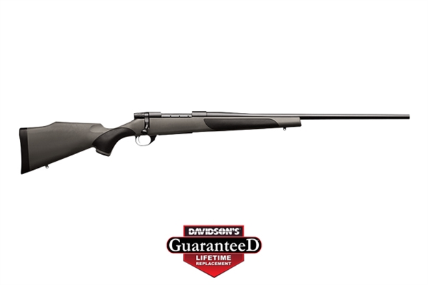Picture of Weatherby Vanguard Synthetic Bolt Rifle, 7Mm Rem, 26" Blued, Black W/Grey Griptonite Stock VGT7MMRR6O 747115431052