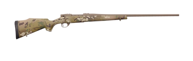 Picture of Weatherby Vmc256rr4t Vanguard  25-06 Rem 5+1 24" Multicam Fixed Monte Carlo Stock Flat Dark Earth Cerakote Right Hand