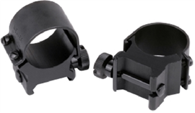 Picture of  Weaver Mounts 49042 Detachable Top Mount Rings  Matte Black 1" High