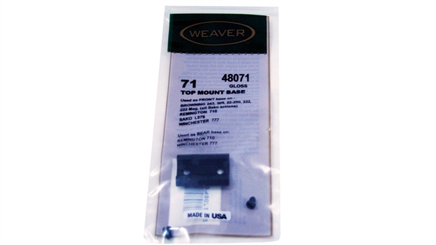 Picture of Weaver 71 Top MT Base Blk