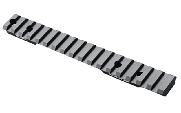 Picture of  Weaver Mounts 99492 Multi-Slot Base  Extended Black Anodized Aluminum Fits Extended Multi-Slot Base Short Action 20 Moa