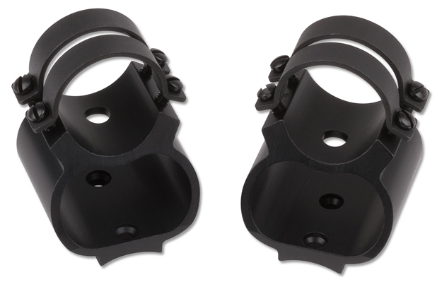 Picture of  Weaver Mounts 49734 See-Thru Scope Mount/Ring Combo Silver Ruger 10/22 1" 076683497345