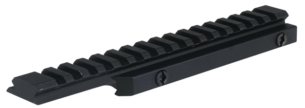 Picture of  Weaver Mounts 99673 Flat Top Riser Rail  Black Anodized 0 Moa