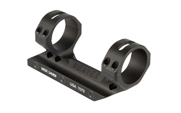 Picture of Weaver Premium Msr 1-Piece Scope Mount Picatinny-Style With Integral Rings, Black Matte, 34Mm 99681 604544622843