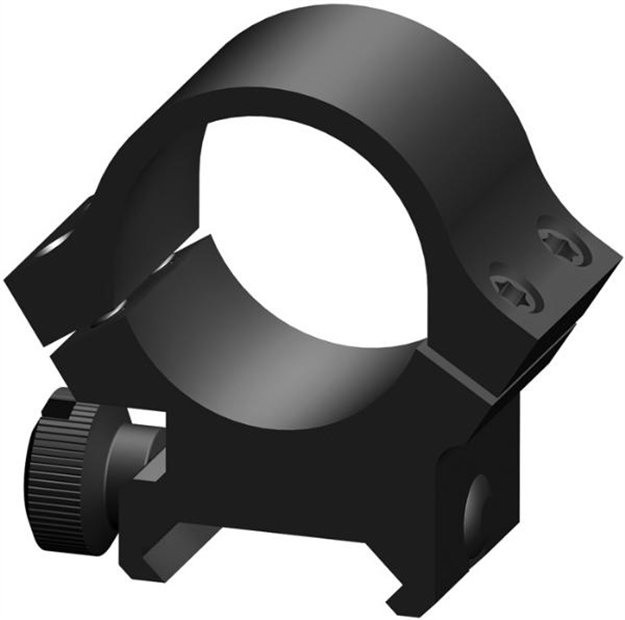 Picture of  Redfield Mounts 47330 4-Hole  1" Medium Weaver Matte Black Aluminum 076683473301