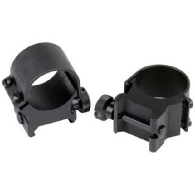 Picture of  Weaver Mounts 49120 Detachable Top Mount Rings  Matte Black 30Mm High