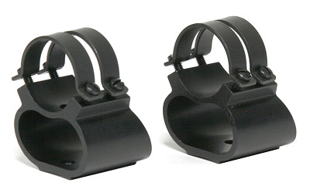 Picture of  Weaver Mounts 49711 See-Thru Scope Mount/Ring Combo Matte Black Ruger 10/22 1"