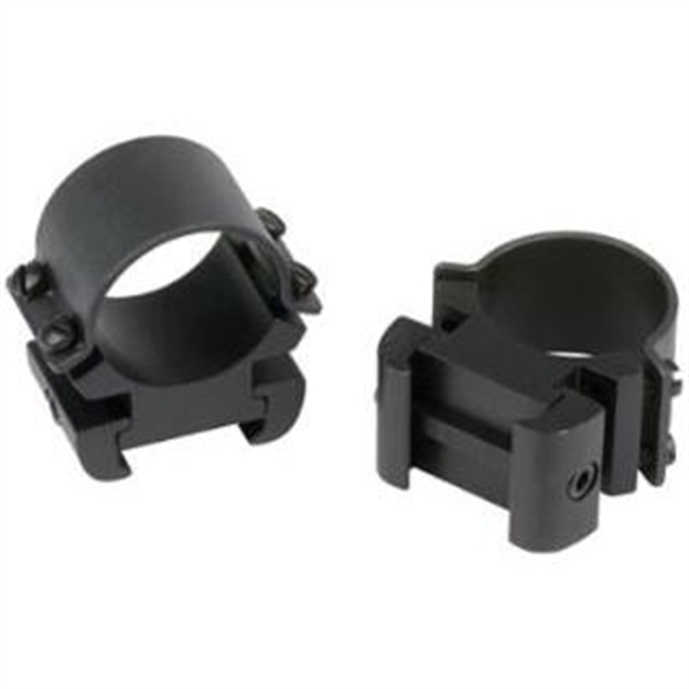 Picture of  Weaver Mounts 49143 Sure Grip Windage Adjustable Rings  Matte Black 1" Medium