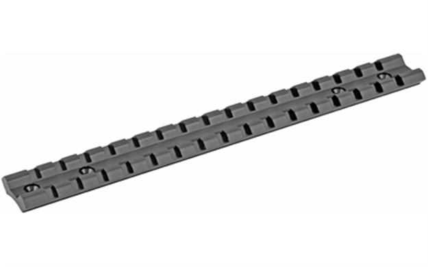 Picture of  Weaver Mounts 48347 Multi-Slot Base  Extended Black Anodized Aluminum Fits Savage Axis 076683483478