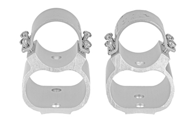 Picture of  Weaver Mounts 49734 See-Thru Scope Mount/Ring Combo Silver Ruger 10/22 1" 076683497345