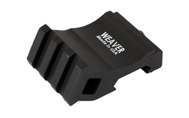 Picture of  Weaver Mounts 99671 Offset Rail Adapter  Black Anodized 0 Moa