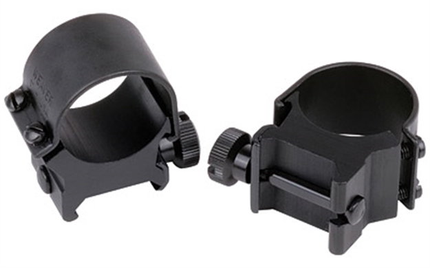 Picture of  Weaver Mounts 49042 Detachable Top Mount Rings  Matte Black 1" High 076683490421