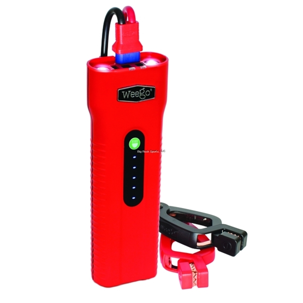 Picture of Weego Jump Starter66, 66Wh, Jumps UP TO 9.6L Gas/5L Diesel, Smarty Clamps, Ip65, 600 Lumens, Charges Usb Devices&12V Devices