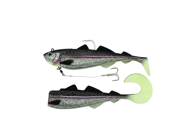 Picture of Westin Crazy Daisy Swimming Jig, 14 1/8 Oz. 10 5/8" Paddle Tail + Curltail, 8/0 Treble Assist Hook, Robocod