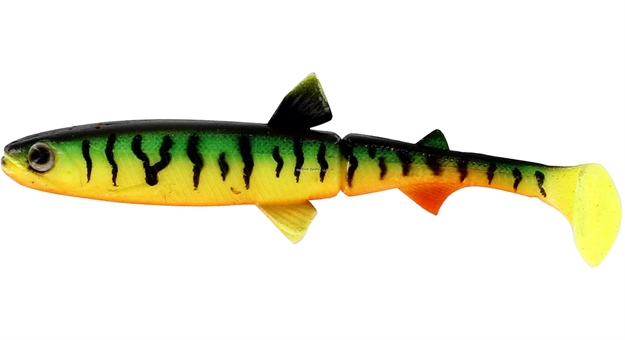 Picture of Westin Hypoteez Soft Jointed Paddle Tail Swimbait, Crazy Firetiger 6 Pcs 2 1/2" 1/16 OZ