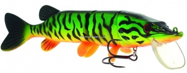 Picture of Westin Mike The Pike Jointed Hybrid Swimbait 7-7/8", 2 1/2Oz, Slow Sinking Crazy Firetiger