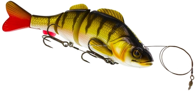 Picture of Westin Percy The Perch Jointed (Hl) Inline Hard Lure, Sinking Bling Perch 7 7/8" 3 1/2 Oz, Wire Leader