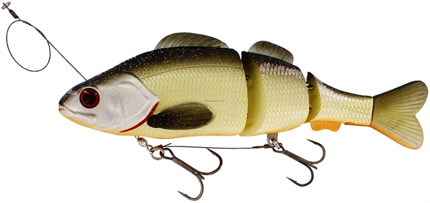 Picture of Westin Percy The Perch Jointed (Hl) Inline Hard Lure, Sinking Official Roach 7 7/8" 3 1/2 Oz, Wire Leader