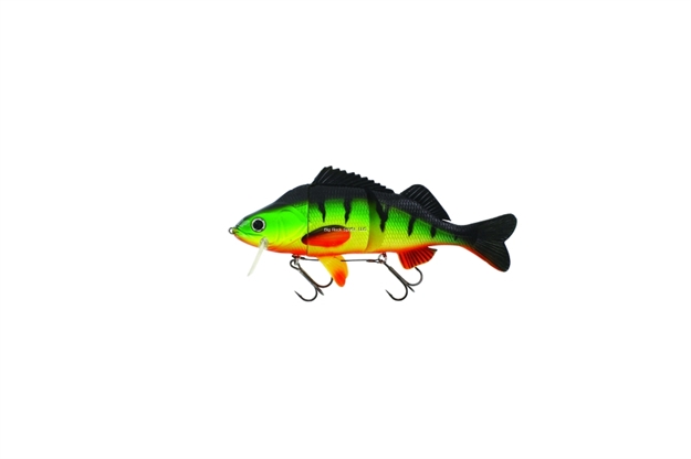 Picture of Westin Percy The Perch Jointed Hybrid Swimbait, 7-7/8", 3 1/2Oz, Low Floating Crazy Firetiger