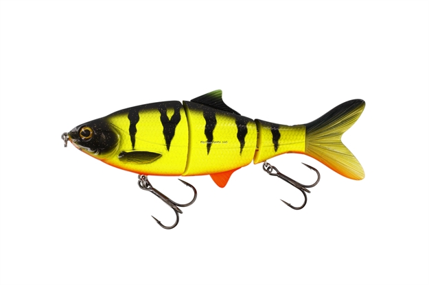 Picture of Westin Ricky The Roach Jointed Hybrid Swimbait, (Hl/Sb) Fire Perch Sinking 5 7/8" 1 7/16 OZ