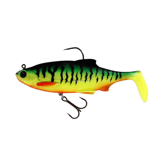 Picture of Westin Ricky The Roach Jointed Hybrid Swimbait, Rigged 'N Ready, Firetiger Sinking 5 1/2" 2 OZ