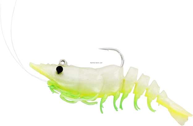 Picture of Westin Salty The Shrimp R'n R Pearl Chartreuse  3 Pcs 3" 5/16 OZ