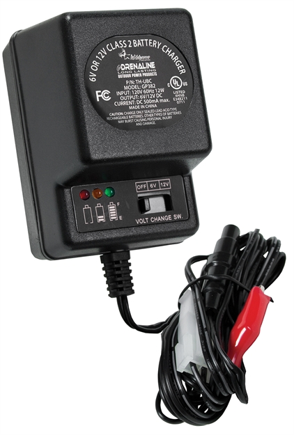 Picture of Wildgame Innovations Wgiwgibc0005 Battery Charger  Black 6 Volt-12 Volt WGI-WGIBC0005